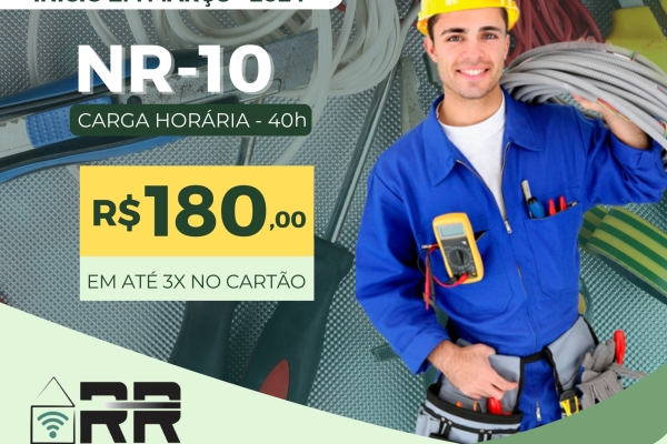  NR 10 – Segurança em instalações e serviços em eletricidade - RR Domótica