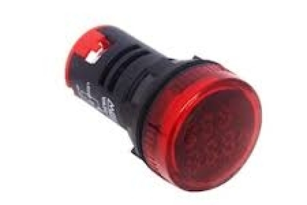 VOLTÍMETRO/AMPERÍMETRO DIGITAL 22MM - 50 A 265VCA/0-100A VERMELHO - RR Domótica